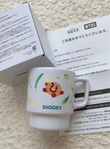 3／31まで限定お値下げBT21 爽健美茶　スタッキングマグ　SHOOKY