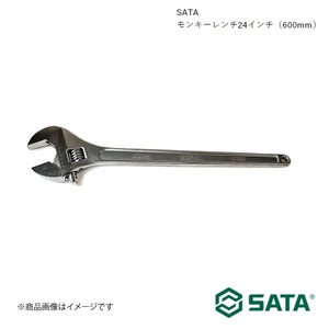 SATA サタ モンキーレンチ24インチ（600mm） 工具 ツール 整備 車 バイク 自転車 RS-47208