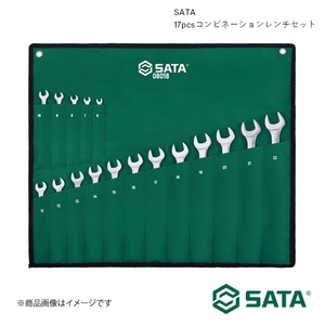 SATA サタ 17pcsコンビネーションレンチセット 工具 ツール 整備 車 バイク 自転車 RS-08018
