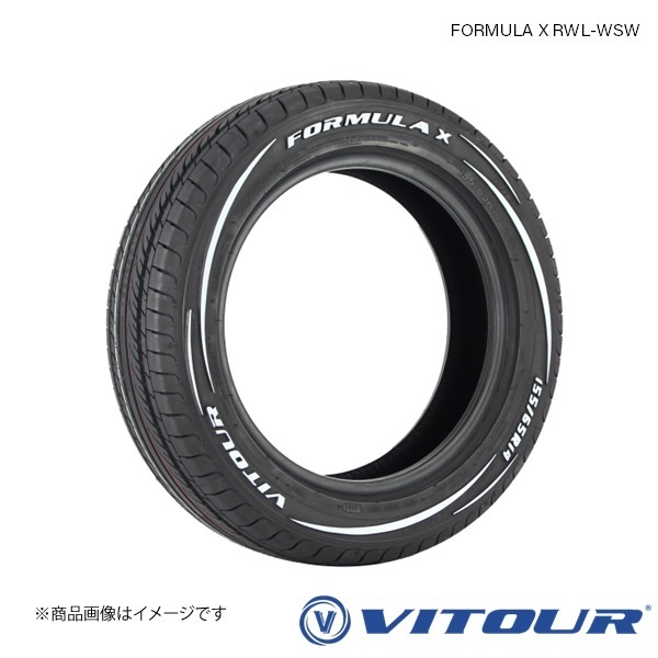 VITOUR FORMULA X RWL-WSW 205/55R16 91V 2本 夏タイヤ サマータイヤ レイズドホワイトレター ヴィツァー フォーミュラX