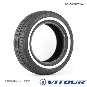 VITOUR GALAXY R1 WSW 155R15 82H 1本 夏タイヤ サマータイヤ ホワイトリボン ヴィツァー ギャラクシーR1