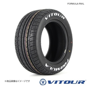 VITOUR FORMULA RWL 195/55R13 80H 4本 夏タイヤ サマータイヤ ホワイトレター レーシー ヴィツァー フォーミュラ