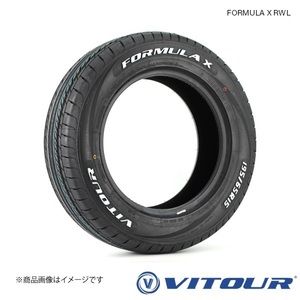 VITOUR FORMULA X RWL 195/65R15 91V 2本 夏タイヤ サマータイヤ ホワイトレター レーシー ヴィツァー フォーミュラX