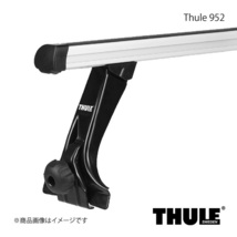 THULE スーリー フット＋バー 1台分セット レインガーター用フット+スチール製強化スクエアバー CHEVROLET CHEVY VAN 952+765_画像2