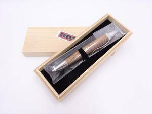 NI001/неиспользованный остров хранения островки Kubane Homo Club Patriot Ballpoint Pen Shinto Great Tiga Hora/Wood Box Комбинированная коробка