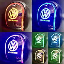 光るLEDシフトノブ フォルクスワーゲンロゴ Volkswagen_画像2