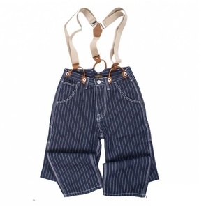  new goods * jeans stripe pattern * Denim pants men's overall coveralls suspenders trousers work clothes XL