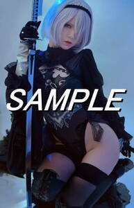 【CP-187　ニーア・オートマタ　2B　17】　L判写真10枚 海外コスプレ Cosplay photo 10sheets NieR Automata