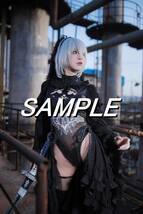 【CP-172　ニーア・オートマタ　2B　02】　L判写真10枚　海外コスプレ　Cosplay photo　10sheets　NieR: Automata_画像1