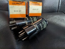 真空管　ULTRON 6V６GT　NOS 2本 マッチドペア_画像5