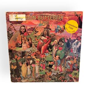 プロモ盤 IRON BUTTERFLY LIVE SD33-318 1970年 白盤 US盤 サイケ ROCK ロック ライブ盤オリジナル レア