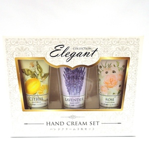 * elegant collection /ELEGANT COLLECTION* hand cream 3 pcs set /HAND CREAM SET* box attaching *