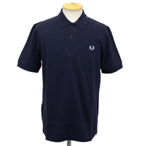 FRED PERRY (フレッドペリー) M3N THE ORIGINAL FP SHIRT (オリジナルポロシャツ) イングランド製 全3色 FP273 Navy / Ice-38