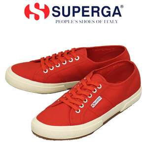 SUPERGA (スペルガ) 2750-COTU CLASSIC キャンバススニーカー 975 RED SPG040 42-約26.5cm-27.0cm