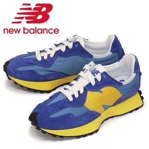 new balance (ニューバランス) U327 WEH スニーカー BLUE/YELLOW NB854 Dワイズ 27.5cm