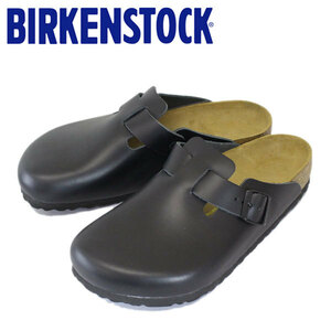 BIRKENSTOCK (ビルケンシュトック) 060191 BOSTON (ボストン) スムースレザー サンダル レギュラー(幅広) BLACK(ブラック) BI041-41-約26.5