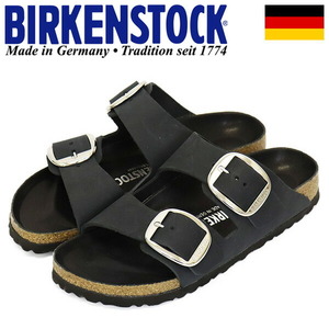 BIRKENSTOCK (ビルケンシュトック) 1011075 ARIZONA BIG BUCKLE アリゾナ ビッグバックル サンダル BLACK ナロー幅 BI183 38-約24.5cm