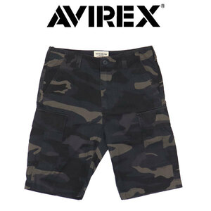 AVIREX (アヴィレックス) 2913002 BASIC FATIGUE SHORTS ベーシック ファティーグ ショーツ 27GREYCAMO XL