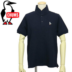 CHUMS (チャムス) CH12-1191 Booby Shawl Polo Shirt レディース ブービーショールポロシャツ CMS135 N001Navy L