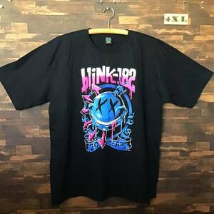 ブリンク-182 Tシャツ　XXXXL 4XL サイズ　blink-182ロックバンド　ビッグサイズ