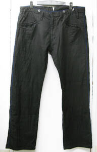 ワイズフォーメン ヨウジヤマモト 青ライン シワ加工 パンツ 4（ アーカイブ Y's for Men Yohji Yamamoto Vintage Blue Line Pants 4