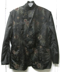  Junya man Garcon 22SS двусторонний цветок вышивка жакет XS ( JUNYA WATANABE MAN COMME des GARCONS 22ss Reversible Jacket XS