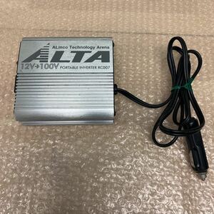 ALTA RC007 портативный инвертер 12V 100V работоспособность не проверялась C-977