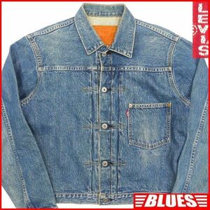 即決★日本製 Levi's 71506XX★メンズM ファースト 大戦モデル Gジャン 1st リーバイス 38 復刻 506XX ジージャン 赤耳