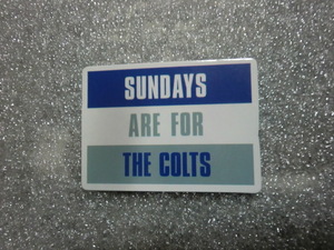 NFL Indy hole Police korutsuSUNDAYS ARE FOR THE COLTS sticker waterproof seal 