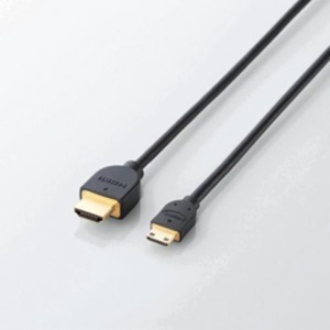 5個セット エレコム イーサネット対応HDMI-Miniケーブル（A-C） DH-HD14EM10BKX5