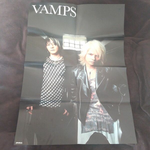 VAMPS　ポスター　CD＆DLでーた2010年7月号付録