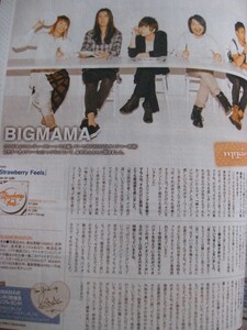 送料無料☆即決 BIGMAMA wink up 2018年 4月号 切り抜き