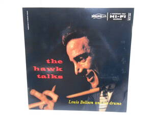 【国内LP】ルイ・ベルソン LOUIS BELLSON AND HIS DRUMS THE HAWK TALKS