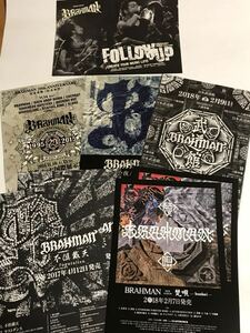 新品　BRAHMAN 非売品フライヤー　ブラフマン