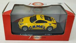 ★京商 J-COLLECTION 1/43 NISSAN Z COUPE YELLOW JC13081Y CAMELデカールカスタム KYOSHO★