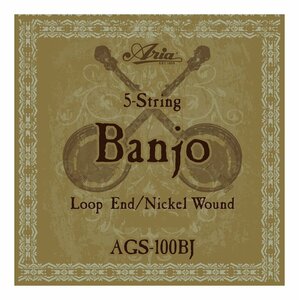 *ARIA AGS-100BJ 5 string banjo string 1 set * new goods / mail service 