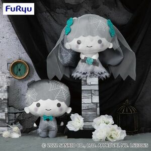  all 2 kind set [kiki&lala] Little Twin Stars ghost wedding BIG soft toy ki Kirara wedding Halloween ghost tag attaching new goods LF