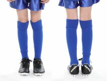 １円 新品 サッカー フットサル 靴下 ソックス 青 ロイヤル 19～21cm 子供 大人 男性 女性 wundou ウンドウ 10_画像3