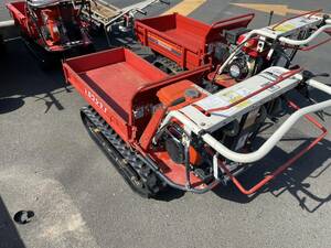 島根発！！【Must sell】カワシマ　運搬vehicle　EC706AV　最大積載量250kg　手動Dump truck　歩行type　Blackーラ運搬vehicle　tracksピラNew item　直接引取のみ