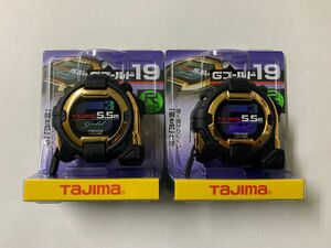 タジマ Tajima スケール コンベックス 尺目盛 G3GL19-55SBL×2個