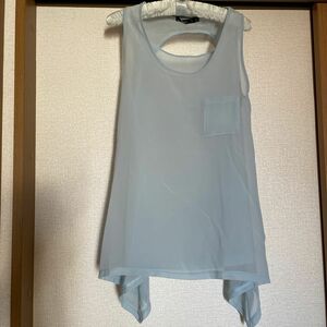 Sureve トップス　タンクトップ　Tシャツ　ブラウス　ノースリーブ　薄手シフォン　