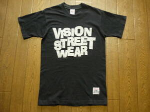 80s 90s USA製　ヴィンテージ　VISION STREET WEAR　半袖　Tシャツ　オールドスケート　スケートボード