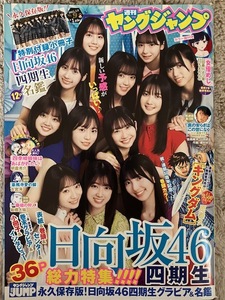 日向坂46　四期生12名　　　ヤンジャングラビア切抜き１2ページ+表紙