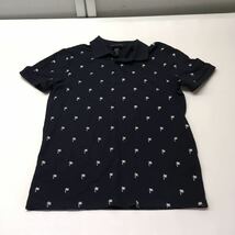 送料無料★H&M エイチアンドエム★半袖Tシャツ　ポロシャツ★メンズ　Sサイズ★ネイビー#50414sj165_画像1