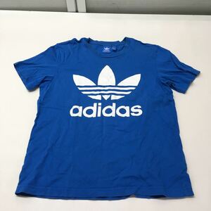 送料無料★adidas アディダス★半袖Tシャツ　トップス★青★Mサイズ#50425sbk