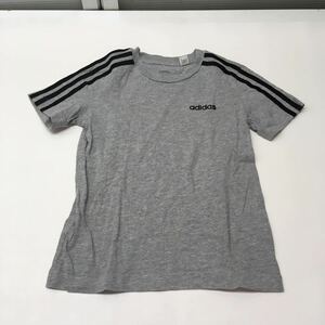 送料無料★adidas アディダス★半袖Tシャツ　トップス★グレー★キッズ　子供　130 #50427sjj42