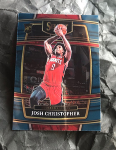 ルーキーカード ジョシュ・クリストファー Josh Christopher 2021-22 Panini Select basketball RC #48 トレーディングカード　