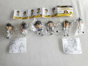  Epo k company Capsule figure Hanshin Tigers 2003 Home ver all 6 kind set ( star .. one red star . wide . river . Moore now hill . gold book@..)