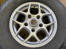 BS NR979 16インチ 8J +45 PCD150 5H 265/70R16 BRIDGESTONE DM-V3 バリ山 スタッドレスタイヤ タイヤホイール 4本セット_画像4