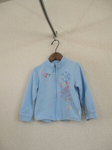 OshKosh light blue Zip up sweatshirt size 100(USED)31018